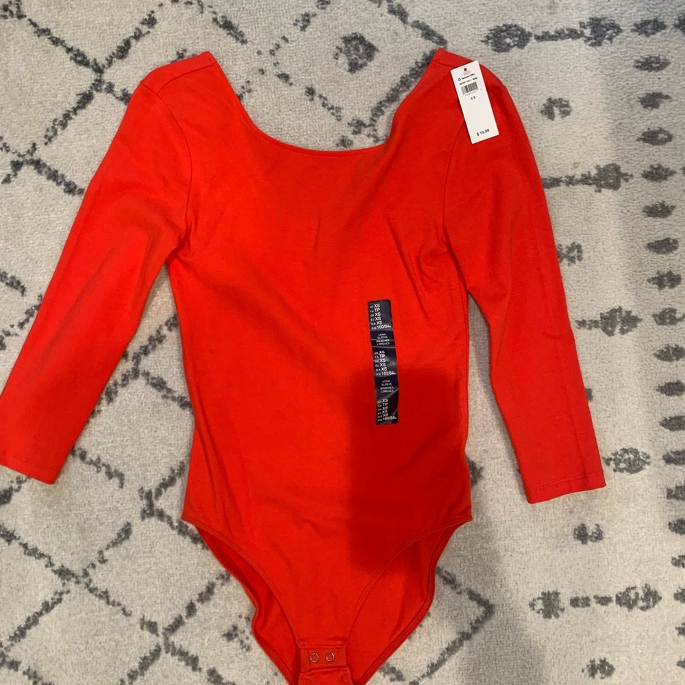 NWT Red Gap Body Suit